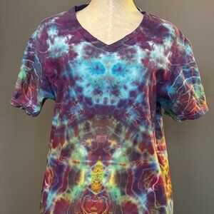 HOMEMADE: Tie-dye V-neck George Brand  #3